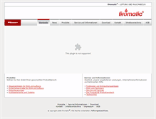 Tablet Screenshot of firomatic.de
